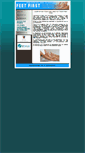Mobile Screenshot of feetfirstcardiff.co.uk